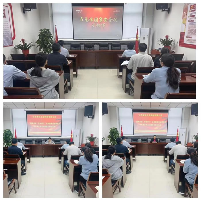 轻工供销公司组织开展“全民国家安全教育日”宣传活动